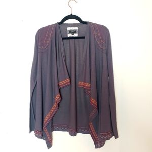 **SOLD** Cupio Brown Boho Cardigan Sweater